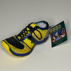 Old World Christmas 2013 Running Shoe Hand Blown Glass Holiday Ornament NEW